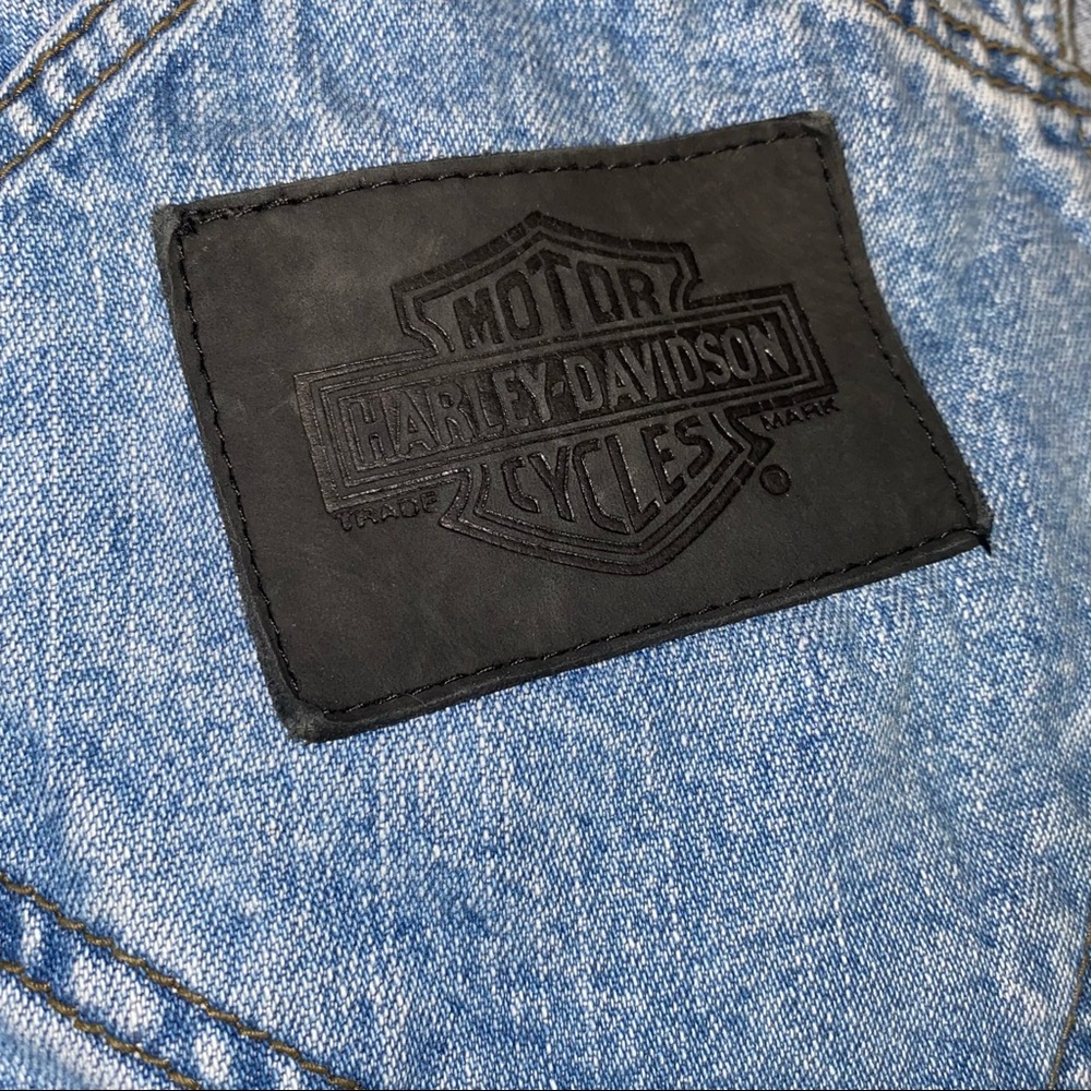Harley-Davidson Blue Women's Jeans Overalls - Picture 13 of 16